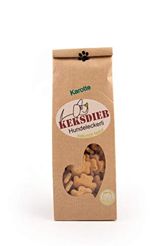 KEKSDIEB Leckerli KAROTTEN-KNUSPERLIS-KLEEBLATT 100g für Hunde