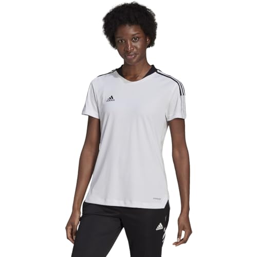 adidas Maillot d'entraînement Tiro 21 femme blanc XS pour éviter la surchauffe pendant le sport