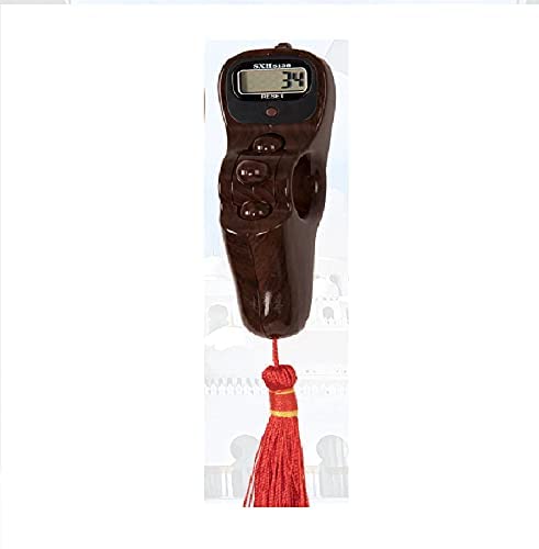SHASALES™ Digital Tasbeeh Hand Tally Counter Finger Ring Digital Counting Machine Counter Tasbeeh & Jaap mala for Counting Purpose with LED (Pack of 1) (Dark Brown) (B09S2WS1CM) Amazon Price History, Amazon Price Tracker