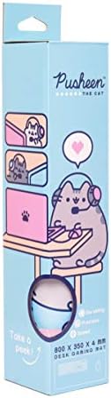 Grupo Erik Official Pusheen Rose Collection Xxl Mouse Mat-Desk Pad-31.5" X 13.78" Non-Slip Rubber Base Mouse Pad,Gaming Mouse Pad,Keyboard Mouse Mat,Waterproof Mouse Mat