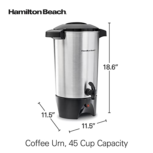Hamilton Beach 45 Cup Coffee Urn And Hot Beverage Dispenser, Silver #TOP7