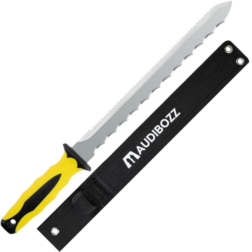 minyuexia Insulation Knife: Sod knife with nylon bag -11.18 inch stainless steel sharp blade for...