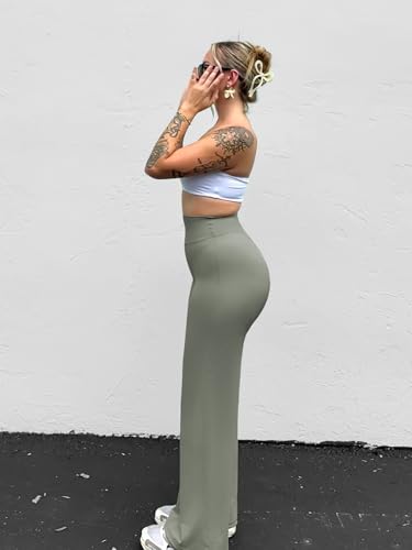 Image of YEOREO Ease Workout Leggings Womens No Front Seam Straight Leggings 29 inch / 31.5 inch / 33 inch / 35 inch High Waist Buttery Eddiy Yoga Pants