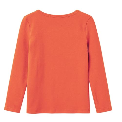 Image of Niyage Toddler Soft Thick Crewneck Tee Tops Girls Comfort Basic Long Sleeve T-Shirt
