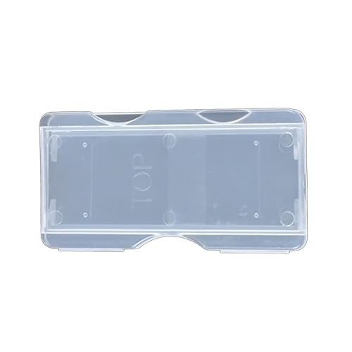 TopHomer Glass Slides Storage Box, Plastic Slides Holder with Division Design for Scientific Research Laboratory Equipment (for 1 PCS Glass Slide)