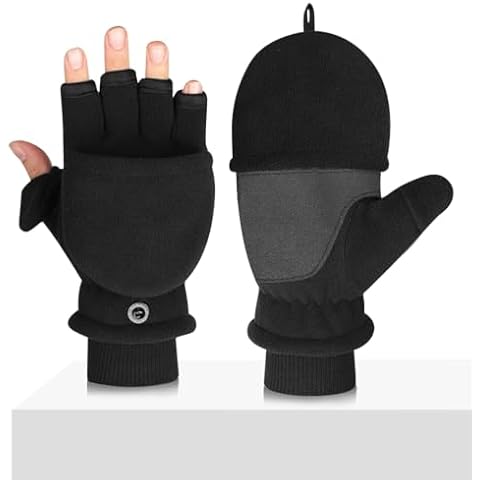 XRPRPX Gants d'hiver Mitaine Gants Demi-Doigts Cover