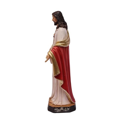 Estatua Sagrado Corazón de Jesús 24 pulg miniatura 6