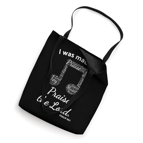 Bolsa Tote I Was Made to Praise The Lord miniatura 2