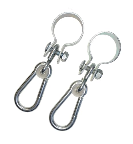 2er Set Manschettenhaken, Schaukelhaken, für 50 mm Ø Rundholz, Karabiner verzinkt, Materialstärke 3 mm 2er Set Manschettenhaken, Schaukelhaken, für 50 mm Ø Rundholz, Karabiner verzinkt, Materialstärke 3 mm