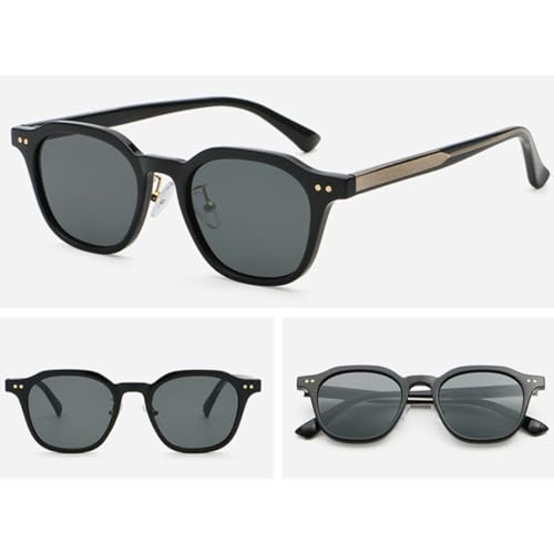 Lunettes de soleil rétro UV400 pour hommes aux finitions soignées