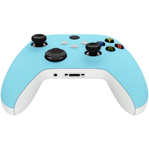Image of MODDEDZONE Custom Wireless UNMODDED Controller for Xbox One S /X and PC with Exclusive and Unique Designs - The Perfect Gaming Gift for Enthusiasts, Expertly Crafted in the USA Heaven Blue