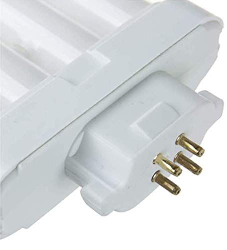 Lumenivo Fml Lamp 27 Watt 4100K Fluorescent Bulb Replacement Fml 27W 4100K Bulb For 4 Prong Reading Quad Tube Lamp Or Small Floor 4 Bulb Light – Plug In 41K Cfl Grow Light – 4 Pin Cool White Bulb #TOP2
