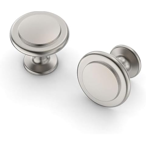 Amerdeco Brushed Nickel Cabinet Knobs 10 Pack Cover