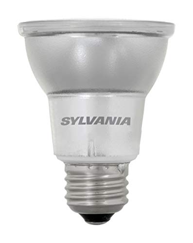 SYLVANIA LED PAR20 Flood Light Bulb, 50W Equivalent Efficient 7W, 500 Lumen, Medium Base, Dimmable, 3000K, Natural White - 24 pack (40216) SYLVANIA LED PAR20 Flood Light Bulb, 50W Equivalent Efficient 7W, 500 Lumen, Medium Base, Dimmable, 3000K, Natural White - 24 pack (40216)