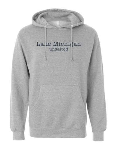 Lake Michigan Unsalted Modern Fit Unisex Hooded Sweatshirt
