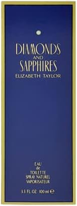 DIAMONDS & SAPHIRES by Elizabeth Taylor Eau De Toilette Spray 3.4 oz for Women - 100% Authentic