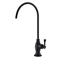 Delle Rosa Drinking Water Purifier Faucet, Commercial Filtration Faucets for Under Sink Water Filter System, Modern Stainless Steel Matte Black Kitchen Bar Sink Drinking Water Faucets,Non-Air Gap