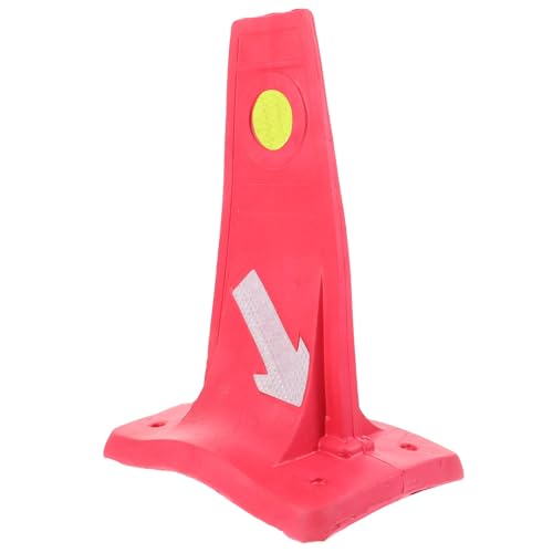 Unomor Outdoor Traffic Cone Board Auto Diverter Sign Bright Smooth Surface for Construction Decorations