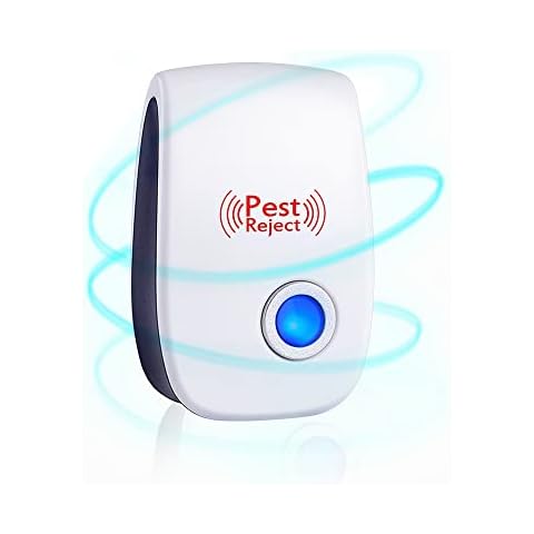 USMEI Ultrasonic Pest Repeller, Plug in Insect Repellent, Pest Repellent Ultrasonic for Insect Spiders, Mosquitoes, Fly, Effective Insect Repellent, Eco-Friendly Harmless to Pets and Human (1 PCS) Cover