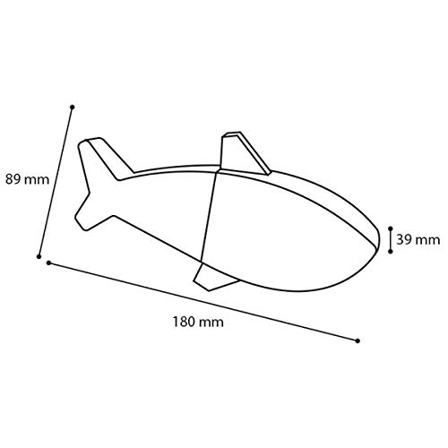 Image of Flamingo DT TPR SNOWY FISH BLUE 18CM