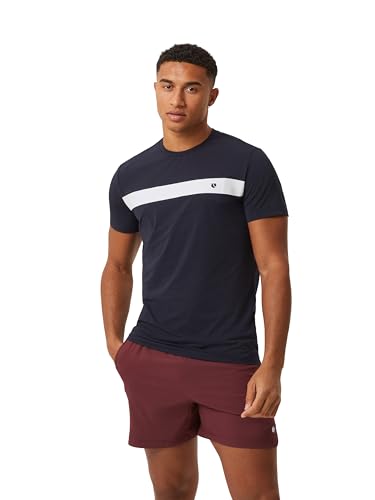 T-shirt Björn Borg Ace Light marine pour vos sessions de tennis intensives sous le soleil