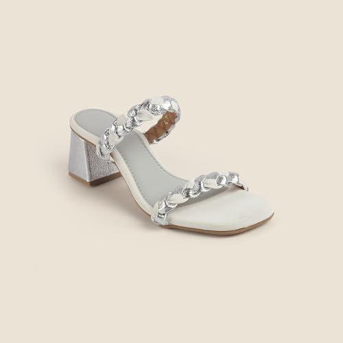 Image of Metro Women's Double Strap Block Heeled Sandals
