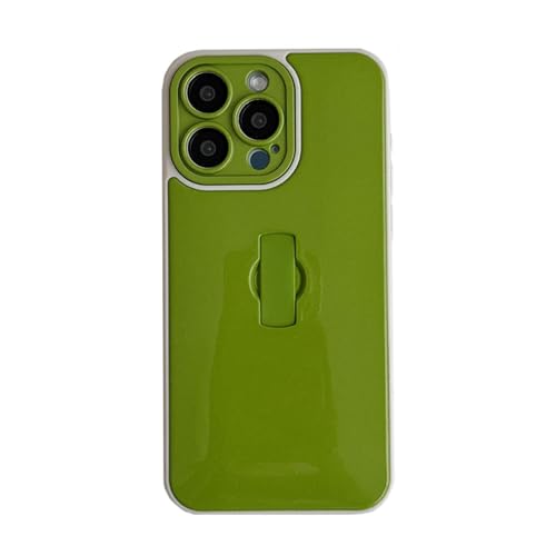Coque arrière avec anneau de béquille iPhone 11 support rotatif antichoc vert