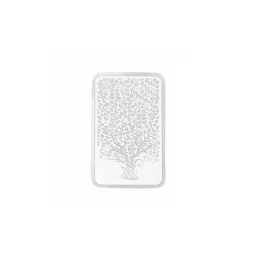 Image of PURE SILVER BAR |999 FINE TREE | BIS CERTIFIED SILVER | ONE SIZE | 100G