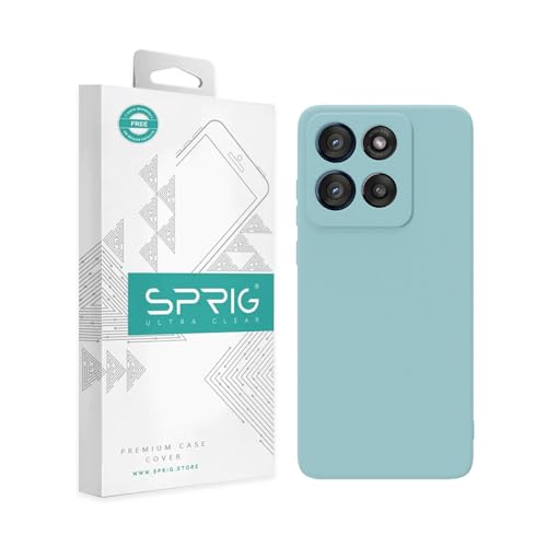 Image of SPRIG Compatible with Moto Edge 60 Stylus Premium Skintone Back Cover Drop Tested Shock Proof Mobile Case for Men, Women, Boys and Girls with Camera Protection (Ice Blue)