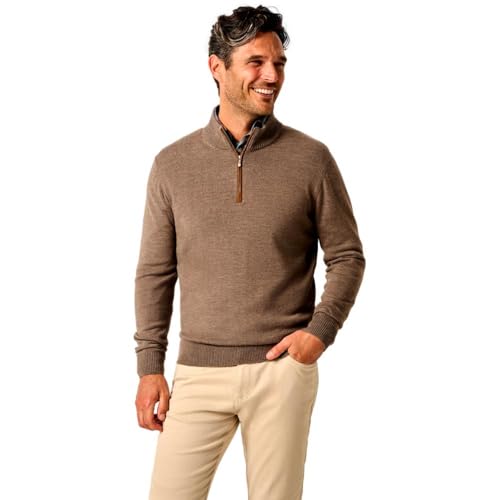 Merino Wool Quarter Zip Sweater by Johnnie O (3 Colors)