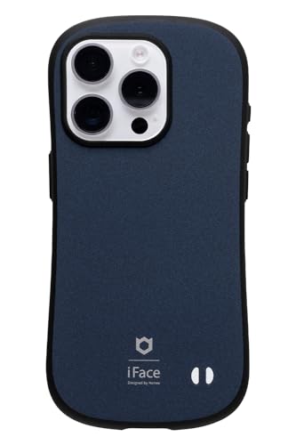 iFace First Class Sense iPhone 15 Pro ケース (ネイビー)【アイフェイス アイフォン15pro 用 マット iphone15プロ 用 カバー 韓国 耐衝撃 ストラップホール】