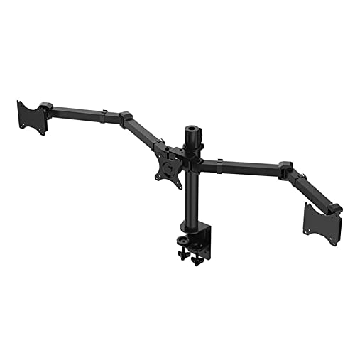 Soporte de monitor triple articulado para tres pantallas LED LCD de 10-30