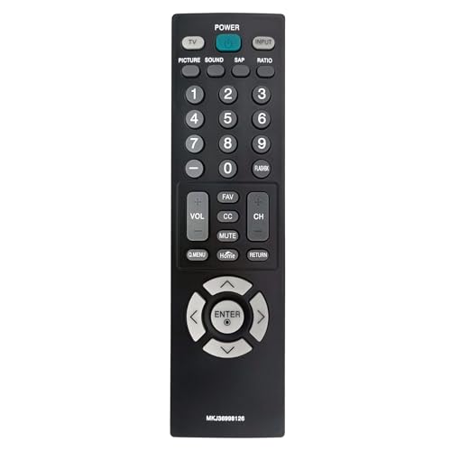 MKJ36998126 Replaced Remote fit for LG TV 32LV2400 42LV4400 47LV4400 55LV4400 32LV2400-UA 47LV4400-UA 55LV4400-UA 42LV4400-UA 32LV2400UA 47LV4400UA 55LV4400UA 42LV4400UA