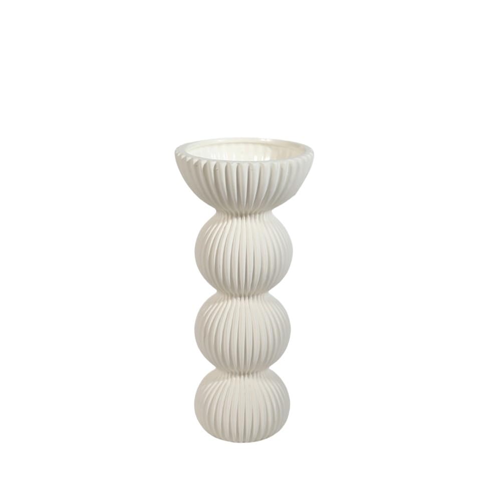 flower vase Irregular Stripe Geometric Ceramic Vase Living Room Flower Arrangement