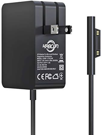 Surface Go Charger,Power Supply Adapter 24W 15V 1.6A Compatible for Surface Go/Go 2/Go 3 Surface Pro 4 Core m3 Surface Pro 3 Core m3 Surface Pro 2017 Core m3 Tablet Surface Laptop Core m3 Travel Bag