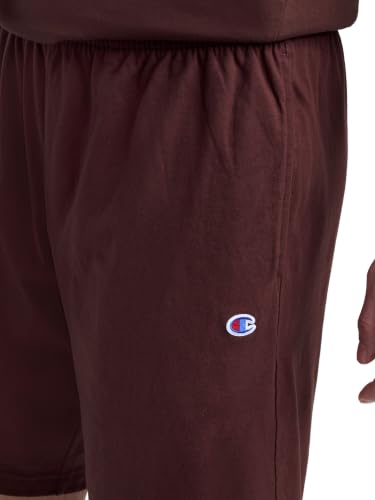 Image of Champion Men's Lounge Shorts, Standard Fit, 9 Inch Inseam, Lightweight 100% Cotton, Available in Regular and Big & Tall