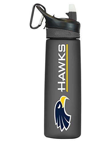 Santiago Canyon College Tritan Plastic Frosted Sport Bottle, Design-2 - Black