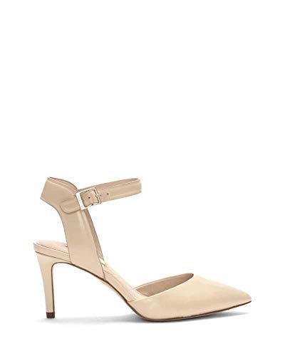 LOUISE ET CIE KOTA Ankle Strap Pointed-Toe Pumps Creme FRAICHE Nude Pumps3