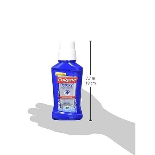 Colgate Peroxyl Mouth Sore Rinse Alcohol-Free Mild Mint #TOP6