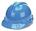 Hard Hat, FrtBrim, Slotted, PinLk, Blue