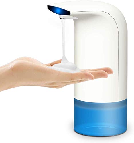 【2019年 KONSANY ソープディスペンサー 泡 自動 ハンドソープディスペンサー オート センサー 除菌 大容量350ml 電池式 ハンドソープ 食器用洗剤 キッチン 洗面所などに適用 日本語取扱説明書付き