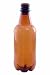 Home Brew Ohio P.E.T. 1/2 Liter Beer Bottle, 24 To A Case, Brown