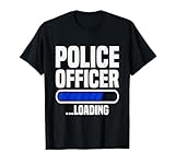ufficiale di polizia caricamento scuola di polizia grad police academy maglietta