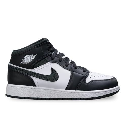 Big Kid's Jordan 1 Mid SE Panda Elephant Off Noir/Blk-Wht-Blk (FB9909 001) - 63
