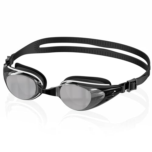 Ambienden Antivaho Gafas De NatacióN General | Gafas Piscina Hombre Mujer Para Adultos ProteccióN UV Impermeables | 3D Sello De Silicona, Puente Nasal Autoajustable