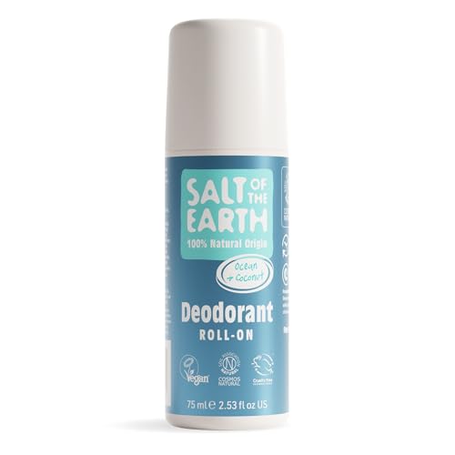 Salt Of The Earth Natürlicher Deo-Roller, Geruchlos, Ohne Parfüm - Vegan, Langanhaltender Schutz, Ohne Tierversuche