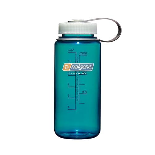 Image of Nalgene 16 oz Wide Mouth Water Bottle | Slim Cup Holder Size, BPA-Free, Durable & Leak Proof, Lightweight Travel Bottle, Trout