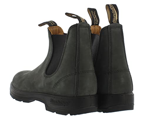 Blundstone Unisex's Chelsea Boots, Brown Rustic Black Rustic 587, 7 Women/5 Men4