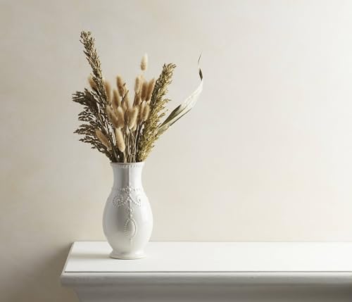 Image of Lenox 858819 French Perle White 8 inch Fluted Vase