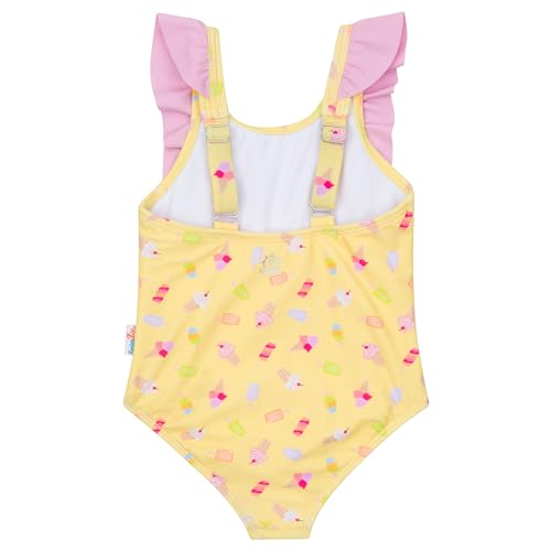Image of SwimZip Girls' Ruffle One-Piece Swimsuit with UPF 50+ Sun Protection